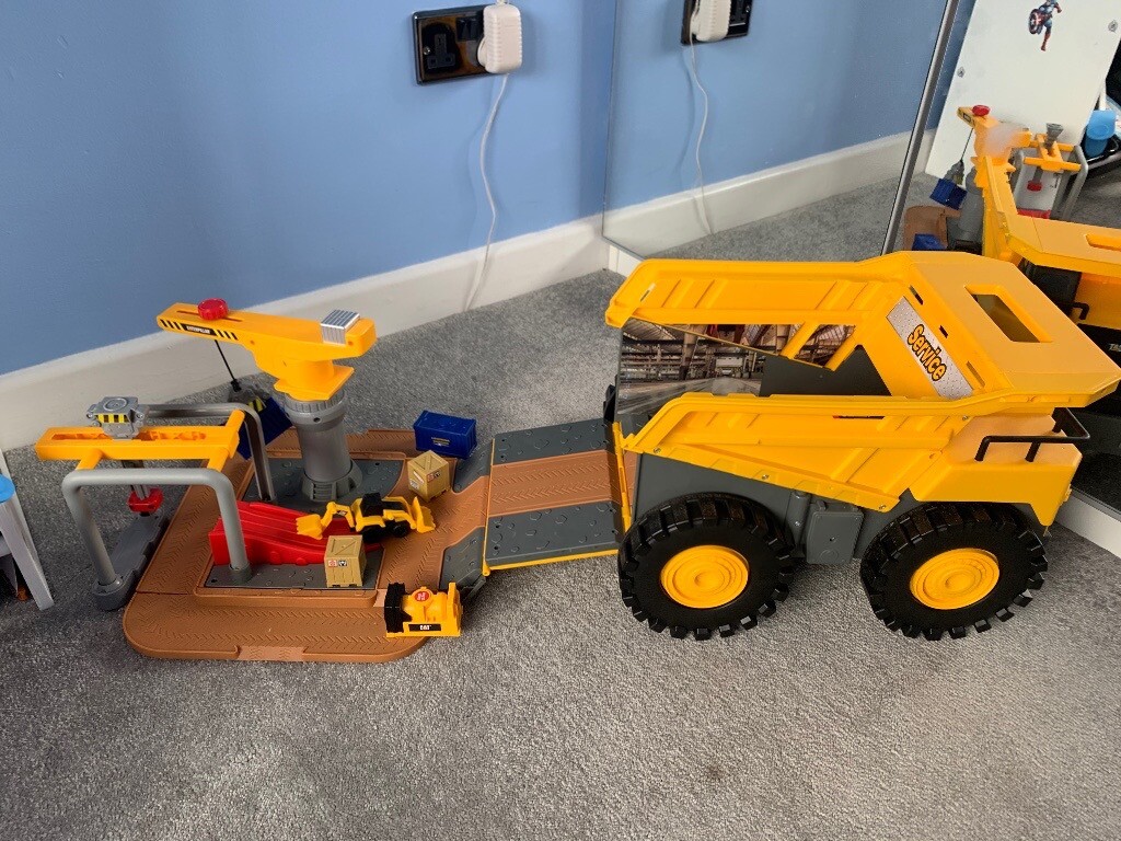 cat dump truck toy ride on